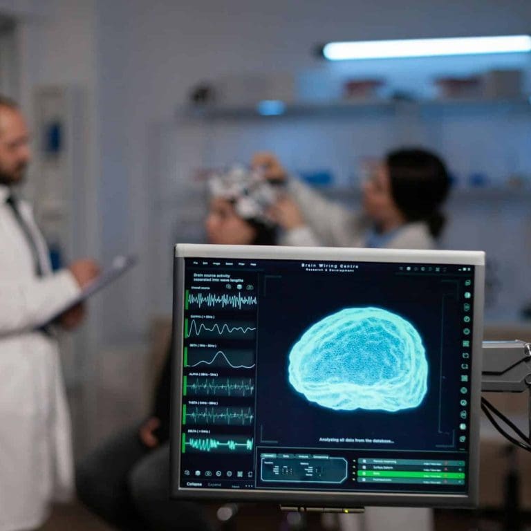 Monitor cu activitatea craniană